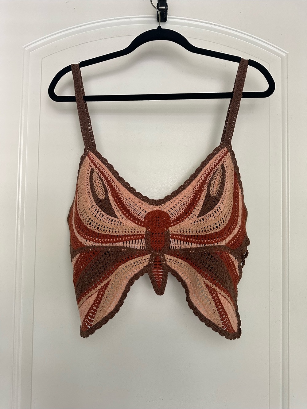 EARTHBOUND Butterfly Crochet Crop Top - Picture 5 of 11